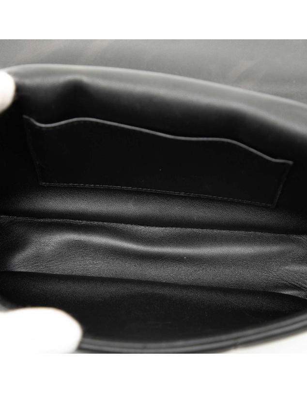 Pre-Loved by Azura Reborn - Pre-Loved Matelasse Goatskin Monochrome Chain Shoulder Bag