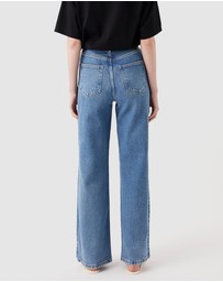 Outland Denim - Ellie High Wide Leg Jeans