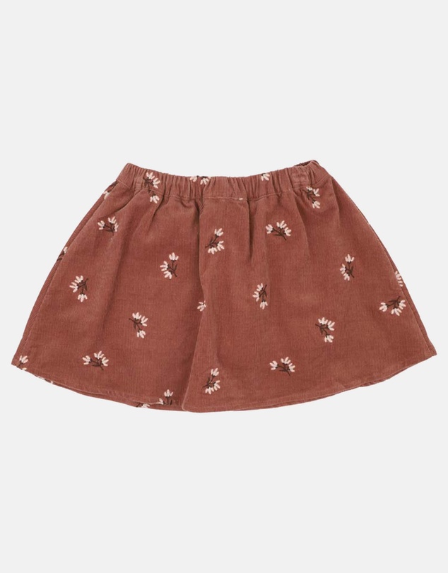 Fox & Finch - Wild Garden Embroidered Skirt with Shorts - Babies