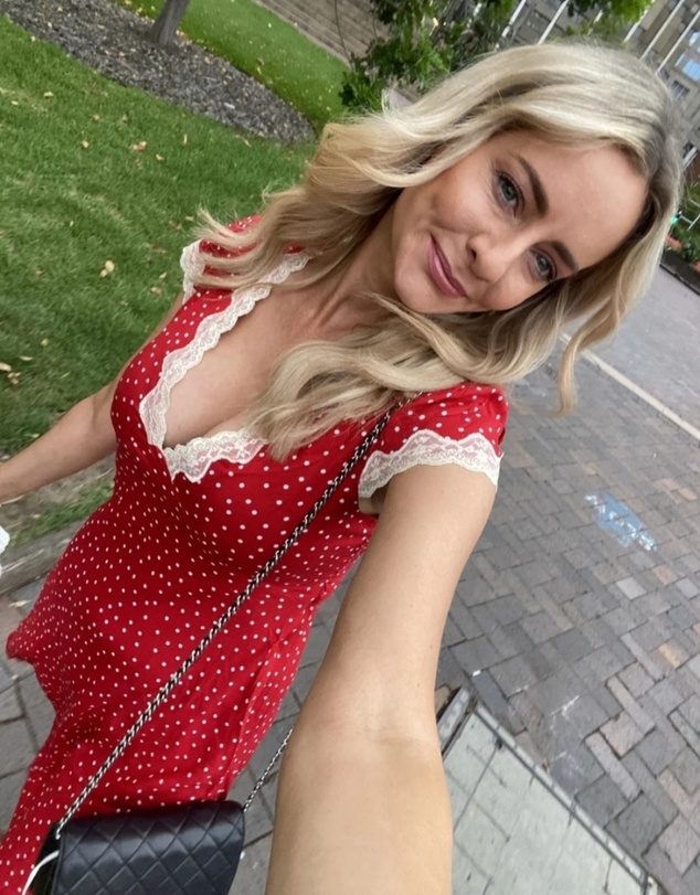 Esther & Co - Firenze Dress - Red Polka