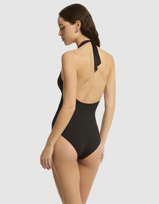 Sea Level Australia - Essentials Edit Keyhole Halter One Piece