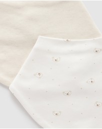 Purebaby - 2 Pack Essential Dribble Bib-Babies