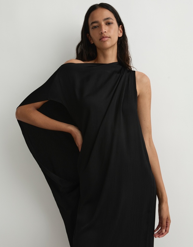 BONDI BORN - Ardea Asymmetric Maxi Dress - Black