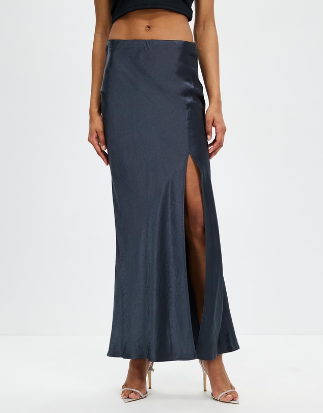 Third Form - Crush Bias Split Maxi Skirt