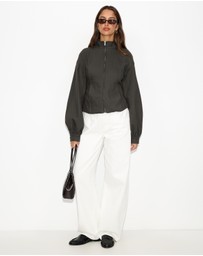 Dazie - Isla Cotton Bomber Jacket