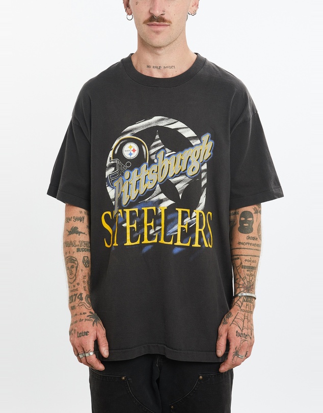 Vintage by The Real Deal - Pre Loved - Vintage 90s NFL Pittsburgh Steelers Tee
