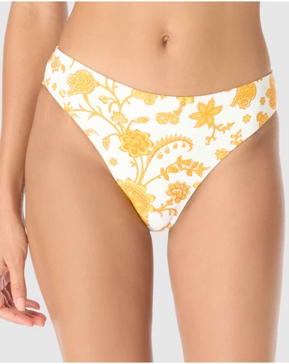 Michael Kors - Riviera Blooms High Leg Bikini Bottom