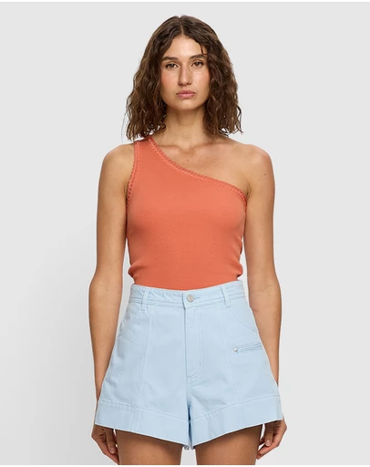 KIVARI - Tallulah One Shoulder Tank