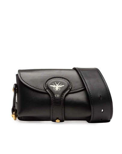 Pre-Loved by Azura Reborn - Pre-Loved Mini Leather D Bee Saddle Bag