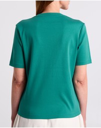 David Lawrence - Misty V Neck Cotton Tee