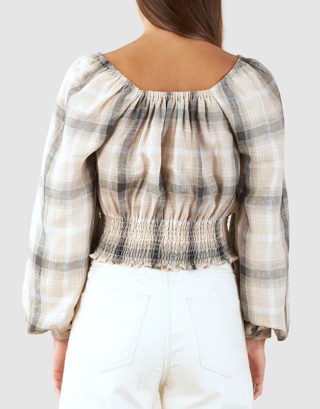 Amelius - Sydney Check Long Sleeve Top