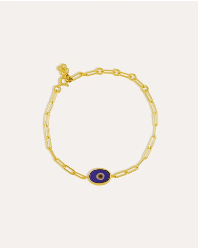 Ottoman Hands - Alara Navy Evil Eye Bracelet