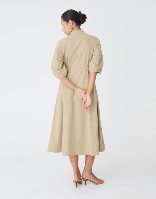 Forcast - Lyn Lantern Sleeve Shirt Dress