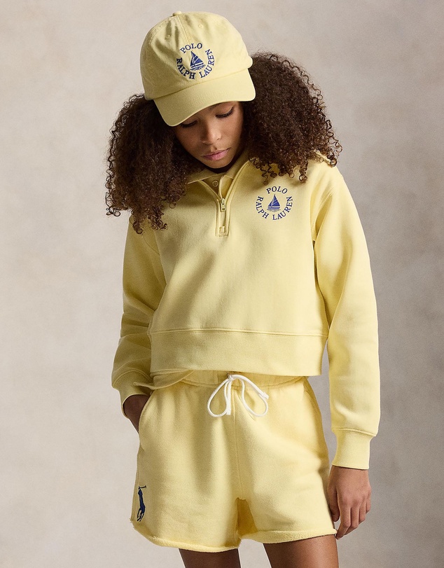 Polo Ralph Lauren - Double-Knit Collared Boxy Sweatshirt - Kids