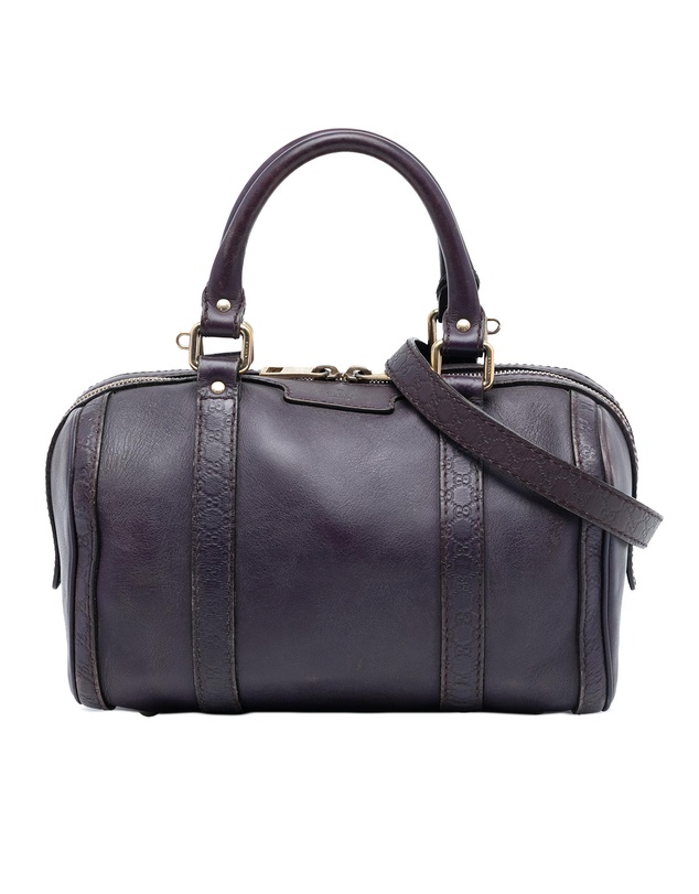 Pre-Loved by Azura Reborn - Pre-Loved Small Guccissima Trimmed Leather Joy Boston Bag