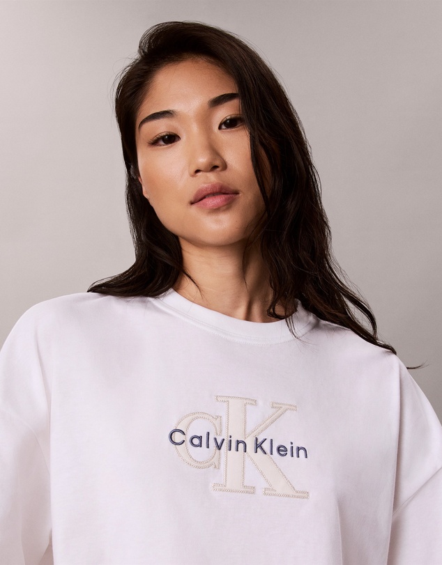 Calvin Klein Jeans - Denim Monologo Boxy T-Shirt