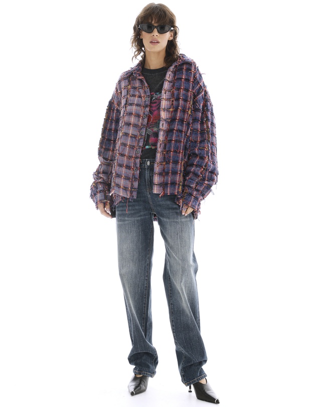 THE TALES - Check Flannel Bonded Jacket