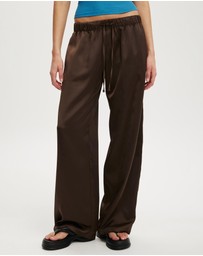 Cotton On - Low Waist Satin Pants