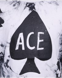 Rock Your Kid - Ace Spade Long Sleeve Tie Dye T-Shirt