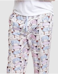 Sant And Abel - Men's Drawbertson Longhorns PJ Pants