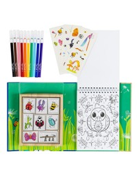 Tiger Tribe - Colouring Set Backyard Bugs