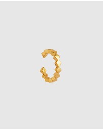 Najo - Lattice Yellow Gold Ear Cuff