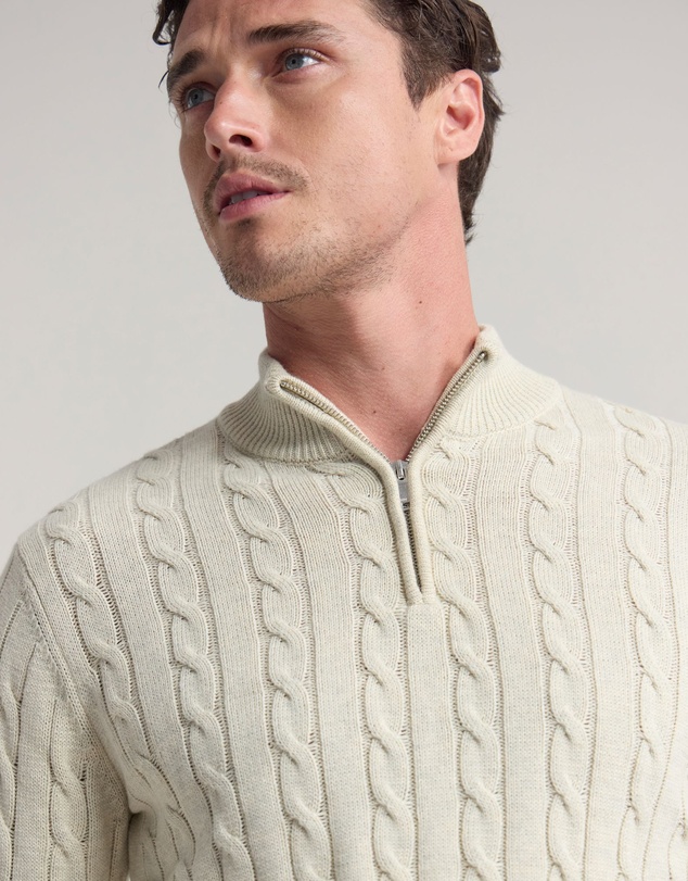 Oxford - Marlon Zip Neck Cable