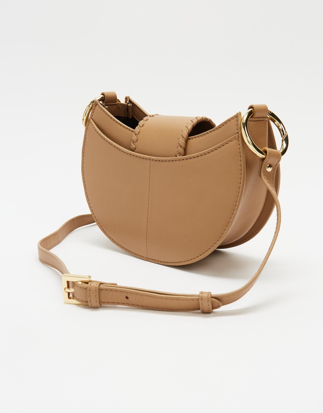 AERE - Round Leather Cross Body Bag