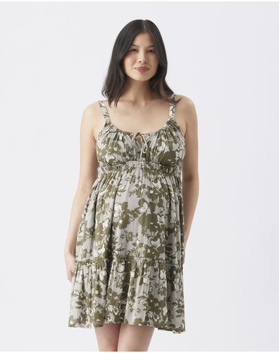 Olive / White