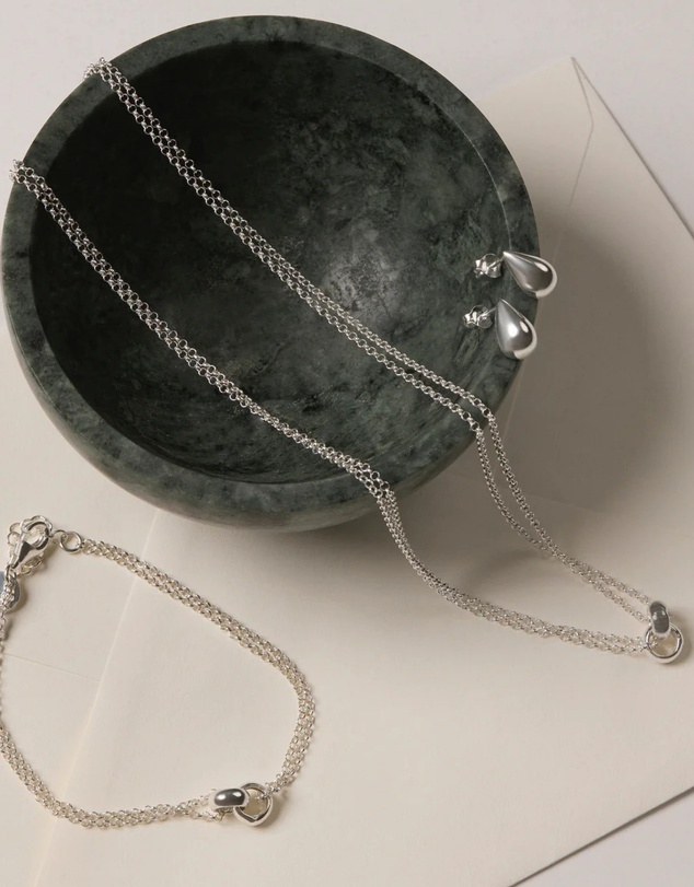 Najo - Ensemble Silver Necklace