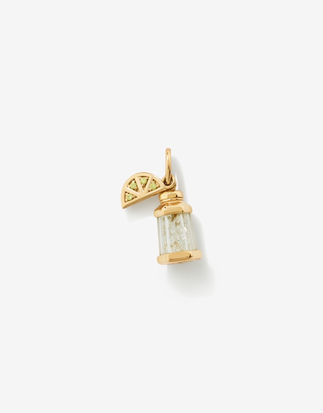Michael Hill - Salt & Lime Cocktail Duo Pendant with Cubic Zirconia in 18kt Gold Vermeil