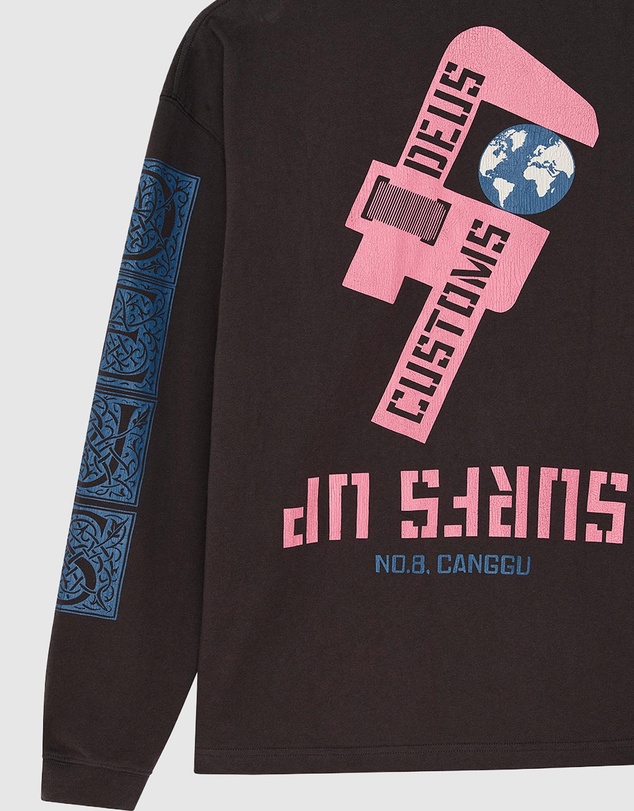 Deus Ex Machina - Swell Maps Oversized LS Tee