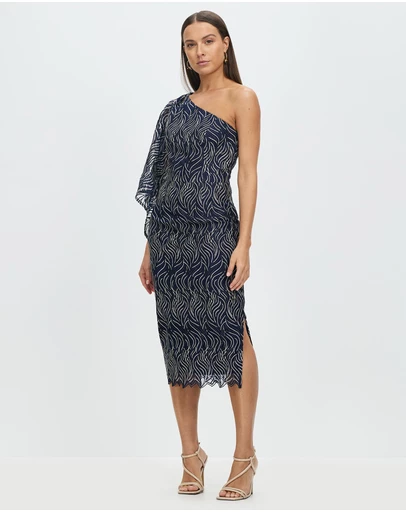 Romance by Honey and Beau - Lolita One Shoulder Dress