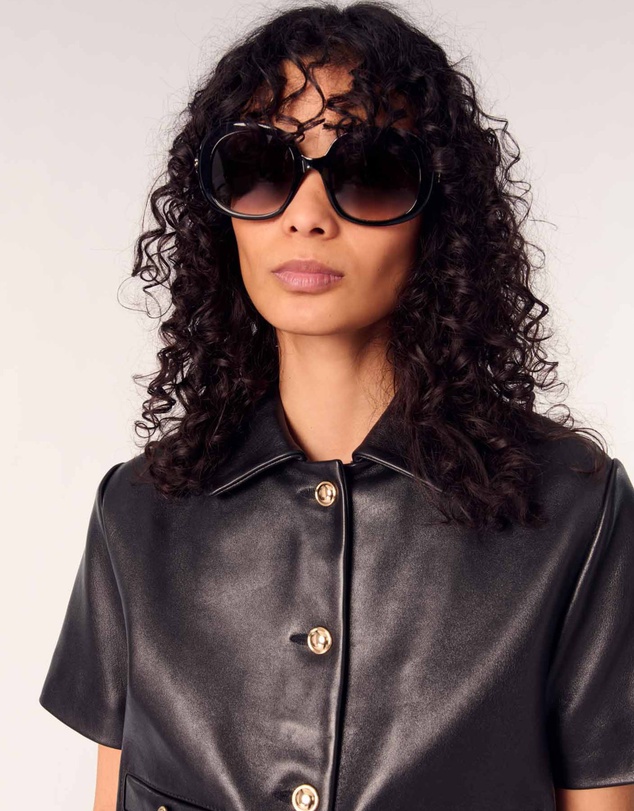 Maje - Valdom Leather Blazer
