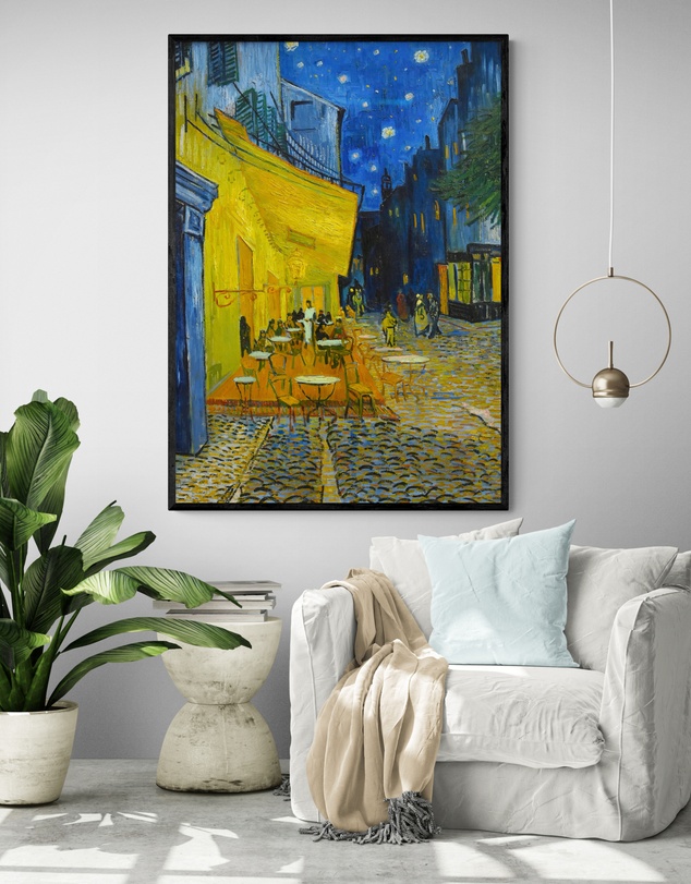 Inka Arthouse - Cafe Terrace by Van Gogh Art Print