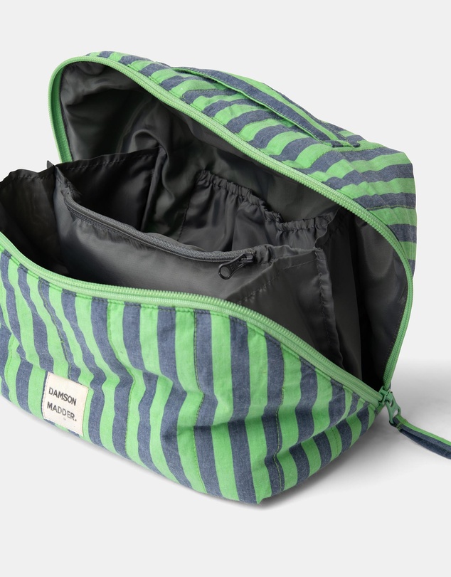 Damson Madder - Quilted Make Up Bag