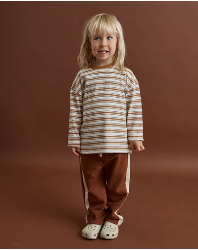 Rhythm - Vintage Stripe LS T-Shirt - Kids