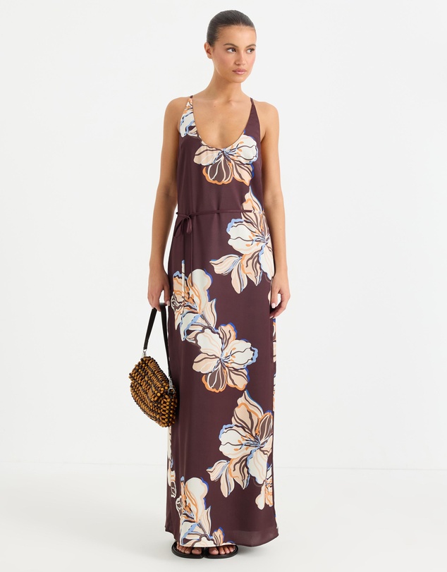 Calli - Julien Scoop Neck Maxi Dress