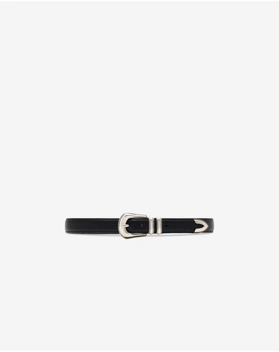 Calibre - Western Leather Belt Black