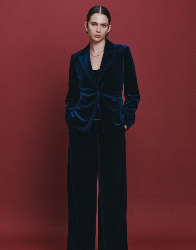 SABA - Lea Velvet Pleat Front Pant
