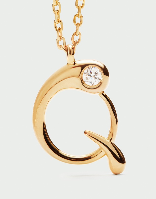 PDPAOLA - Initial 2026 Q Pendant Necklace