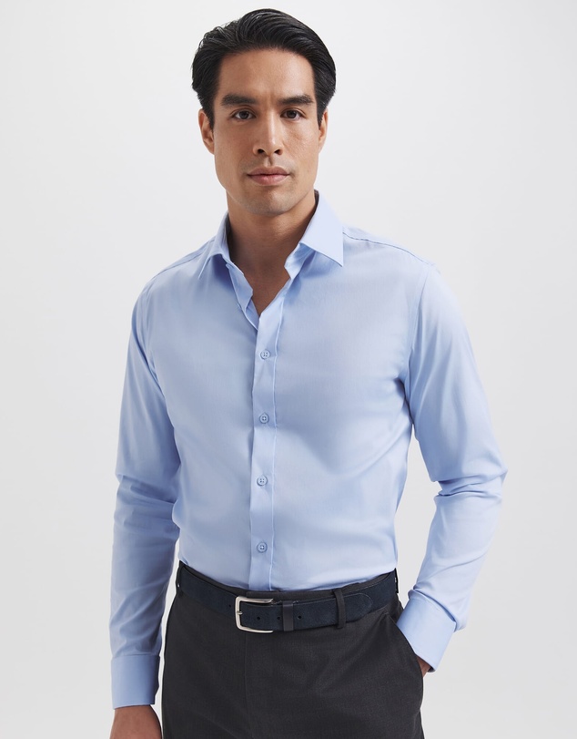 SABA - Stretch Poplin Slim Shirt