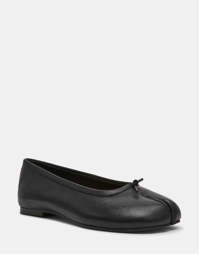 Steve Madden - Calico Black Leather Flats
