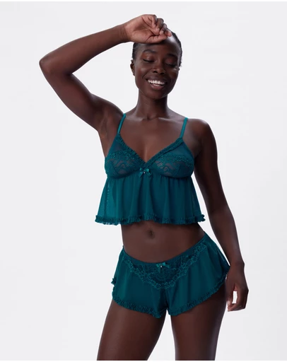 Bras N Things - Too Cute Cami - Teal