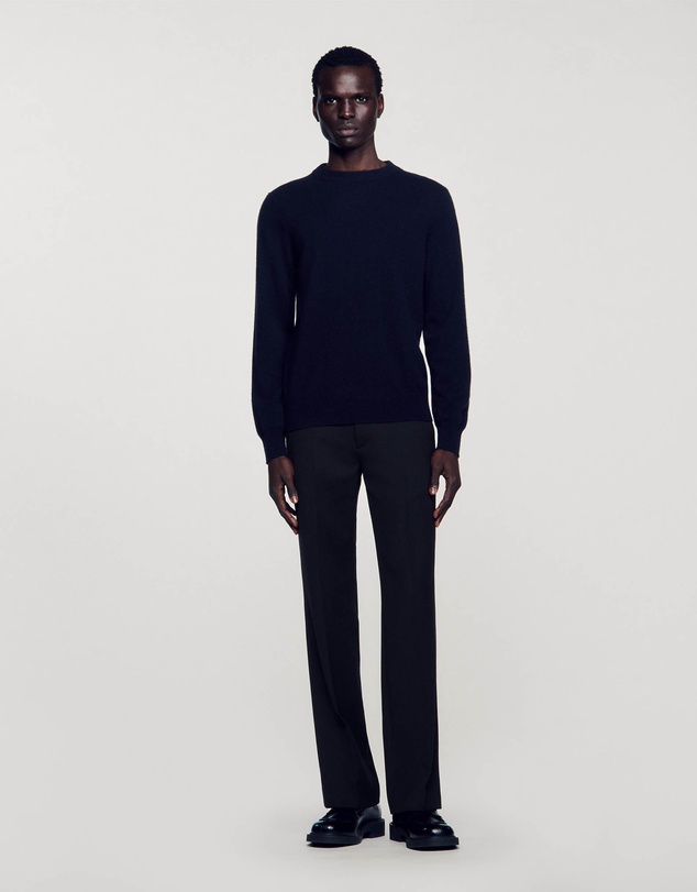 Sandro - CREWNECK CASHMERE SWEATER