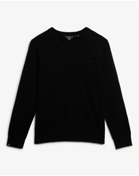 Superdry - Classic V Neck Slim Fit Jumper