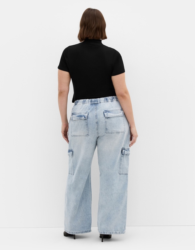 City Chic - Harley Fit Remi Wide Leg Cargo Jean