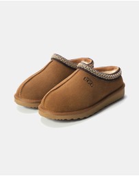AusWooli Ugg Boots - Croydon Sheepskin Ankle Braid Slippers