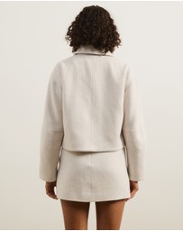 Atmos&Here - Miranda Wool Blend Short Coat