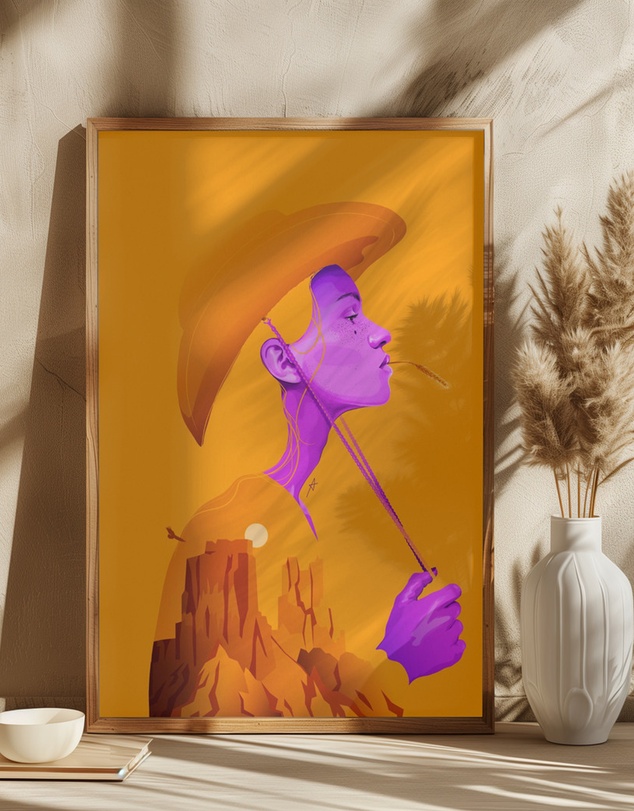 Olive et Oriel - Ardente by Ana Ariane Art Print